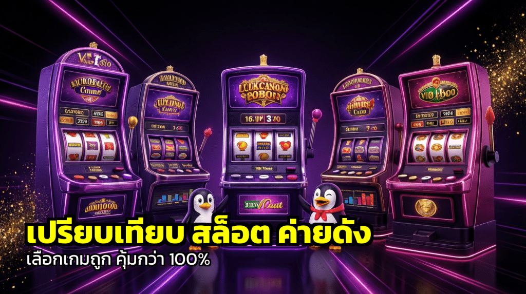 เปรียบเทียบ สล็อต ค่ายดัง